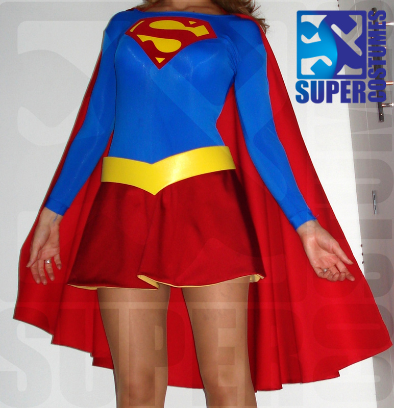 DC Adulte Supergirl 3pcs Grand Costume de Superman #976
